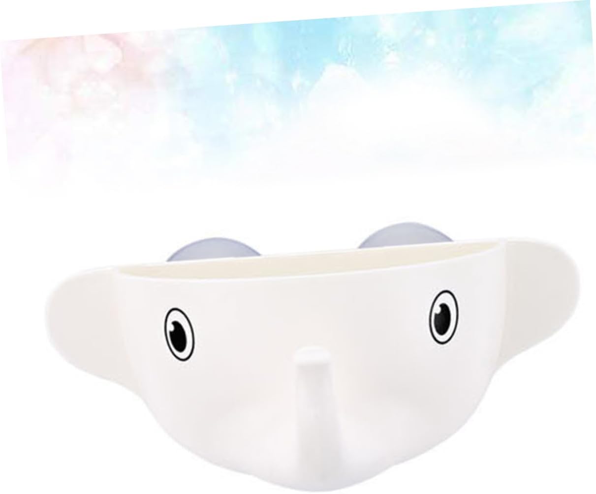 Elephant-Shaped Suction Cup Toothbrush Organizer
