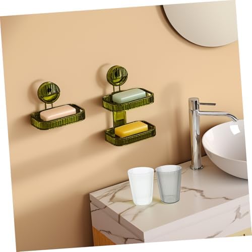 Chic 2-Pack Toothbrush Cup with Storage for the Bathroom