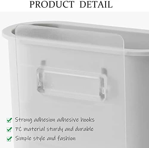 Durable Wall-Mounted Space-Saving Toothbrush Holder Black