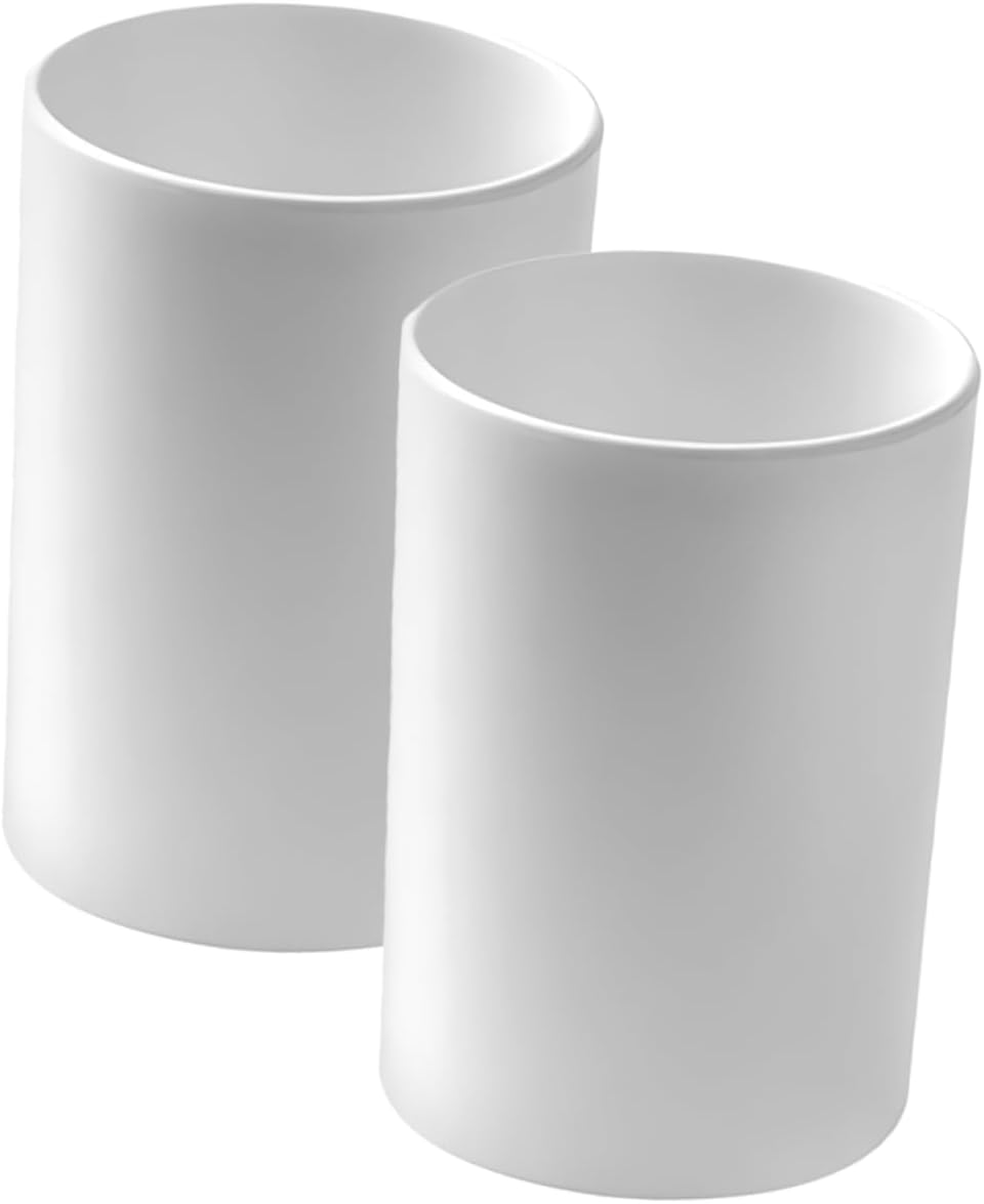 Two-Piece Unbreakable Bathroom Tumbler Cups Reusable Toothbrush Mugs for Home Use