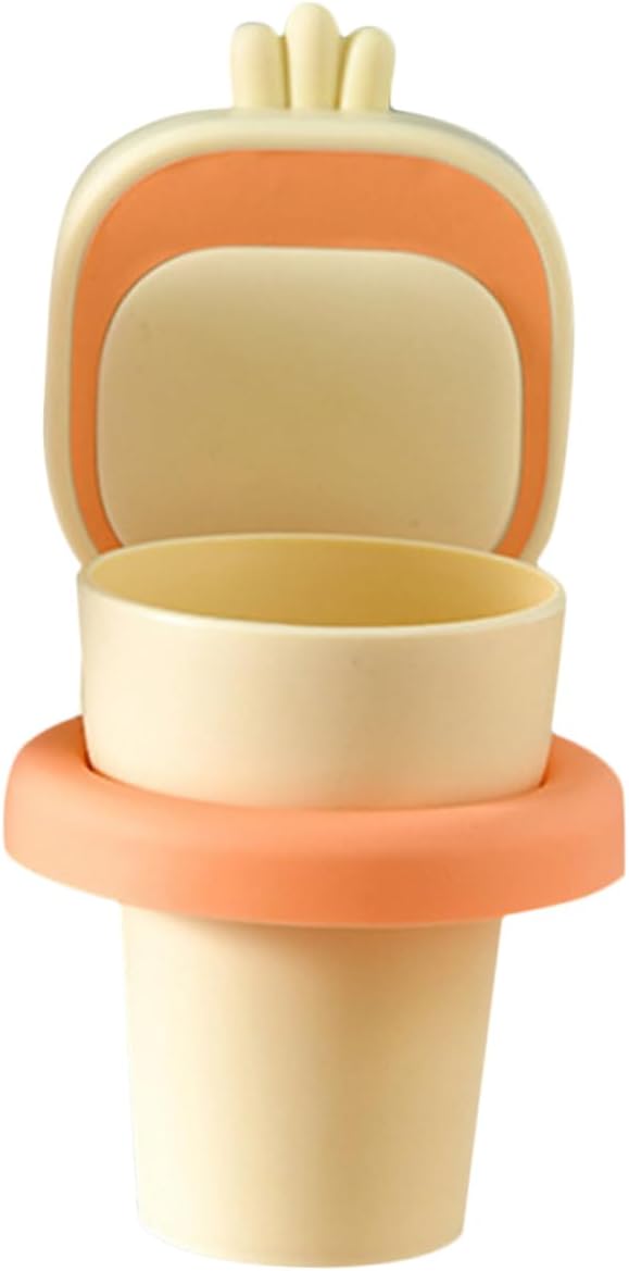 CANIGHT 4-Piece Toothbrush Storage Set for Kids and Adults