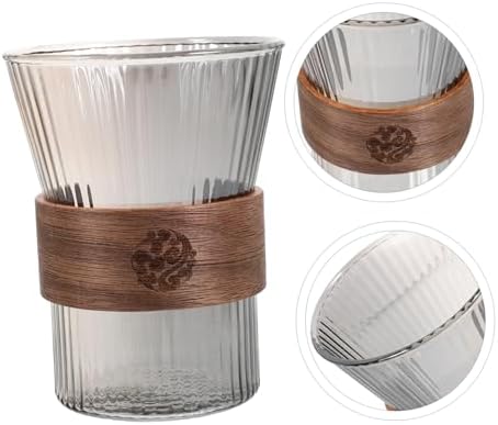 Elegant Glass Toothbrush Mouthwash Cup