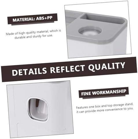 Stylish Wall-Mounted Toothbrush Holder with Storage Case for EasyOrganization