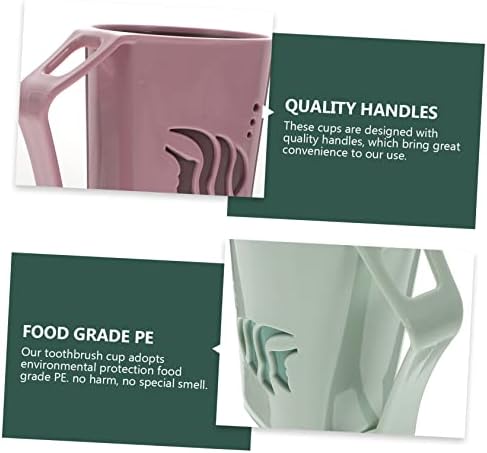 2-Piece Reusable Bathroom Cups for Tooth Rinsing