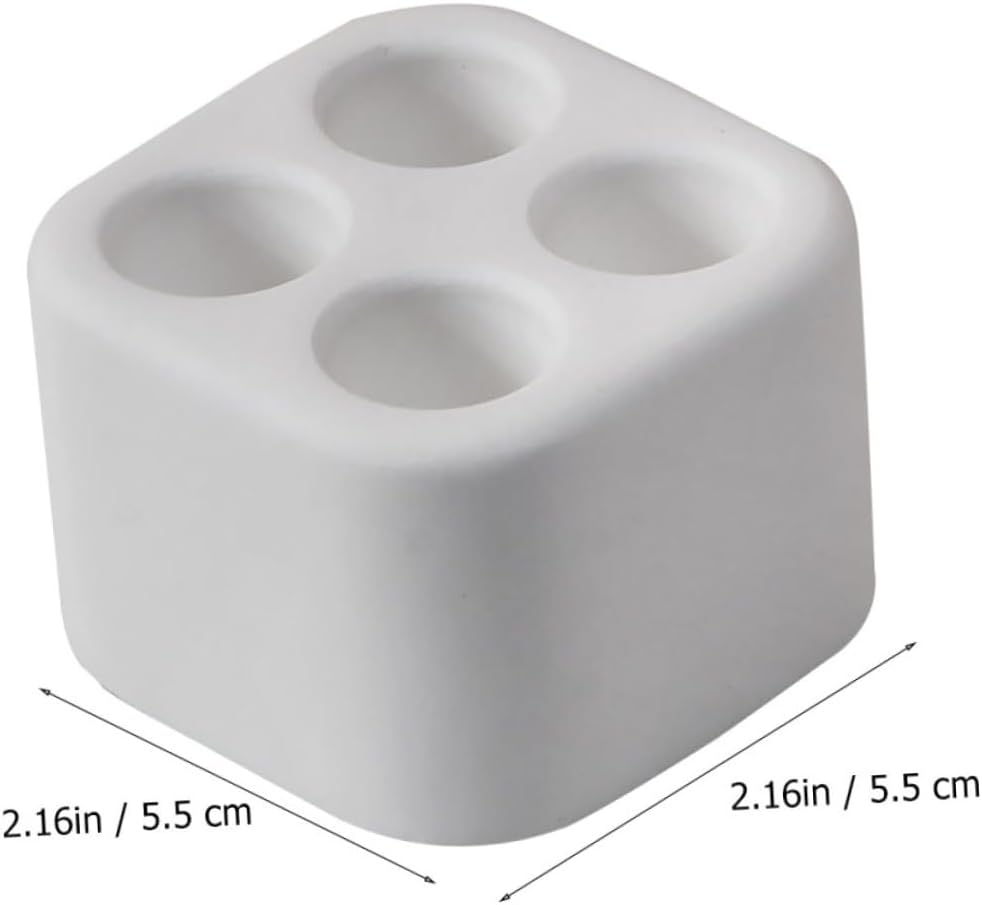 Mini Diatomite White Toothbrush Holder by Holiday YOYO