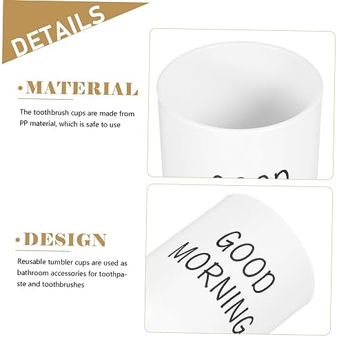MAGICLULU 2pc Toothbrush Mouthwash Holder Set