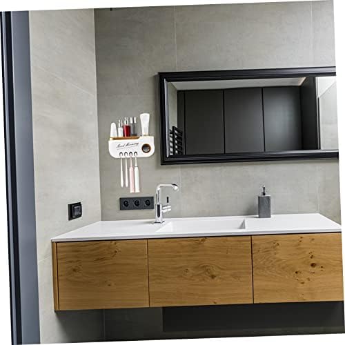Wall-Mounted Toothbrush Toothpaste Organizer