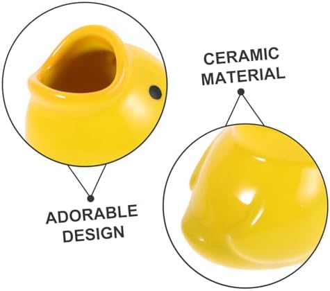 Adorable Cartoon Ceramic Toothbrush Organizer