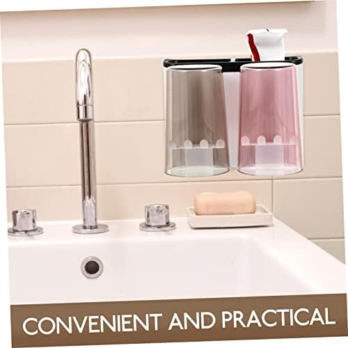 Zerodeko Wall Toothbrush and Cup Holder Organizer