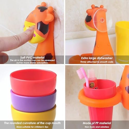 Personalized Cartoon Toothbrush Cup Holder
