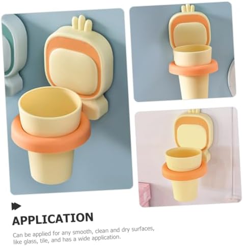 Cavalier Toothbrush and Mouthwash Cup Holder Set for the Home