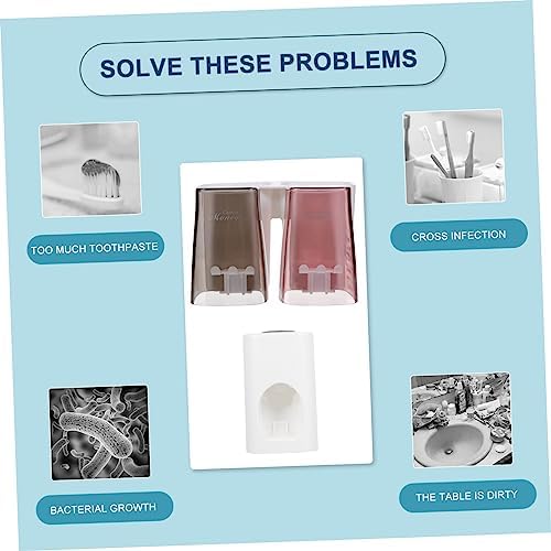 Durable Toothbrush Toothpaste Holder