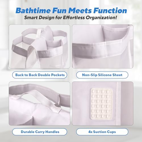 Wehruom Baby Bath Mesh Toy Organizer