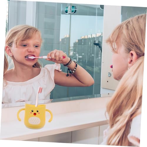 adorable cartoon toothbrush cup for kids