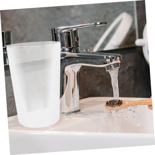 Stylish 12-Pack Reusable Bathroom Cups for Home Travel