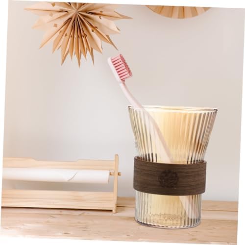 Elegant Toothbrush Container Comfortable Reusable Glass Cup