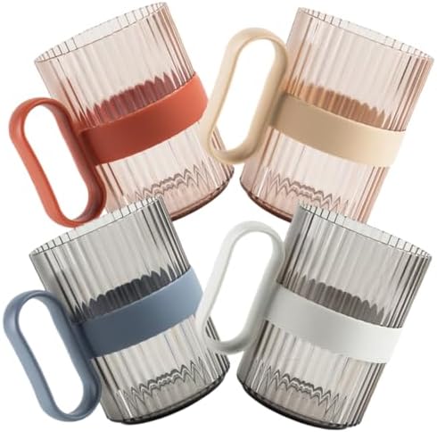 4-Piece Toothbrush Mouthwash Cups