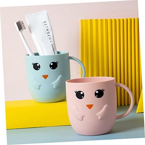 Giveaway Winning Frosted Toothbrush Cups Set for Boys and Girls