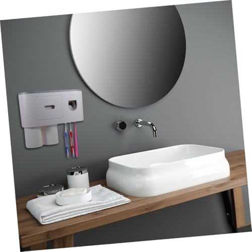 Wall-Mounted Toothpaste Dispenser for Efficient Use