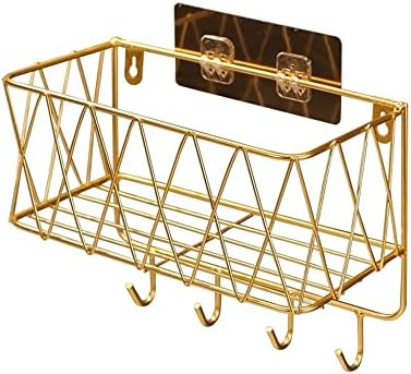 Stylish Black No-Drill Shower Caddy for Bathroom Organization