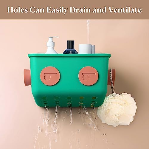 Karceyworth Bath Toy Storage Organizer Basket - Cute Robot Design