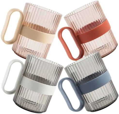 4-Piece Toothbrush Mouthwash Cups