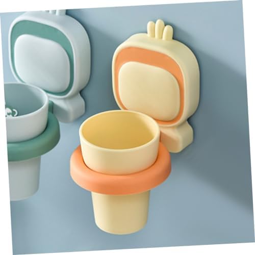 boys and girls toothbrush holder with cup