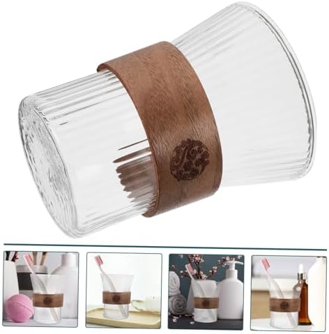 Sophisticated Glass Toothbrush Cup for Comfort Style