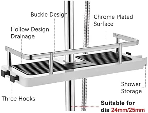 Punch-Free Shower Shelf Organizer Color F