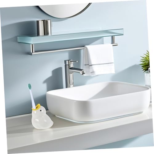 Cute Ceramic Toothbrush Holder - Compact Functional