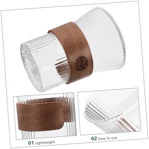 Cabilock Reusable Glass Toothbrush Cup