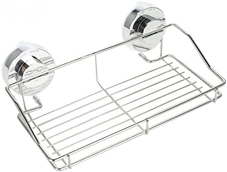 Wall-Mounted Dual-Sucker Organizer Durable Space-Saving
