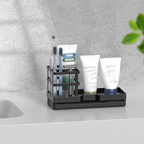 Stylish Toothbrush Swab Holder Set for Bathroom