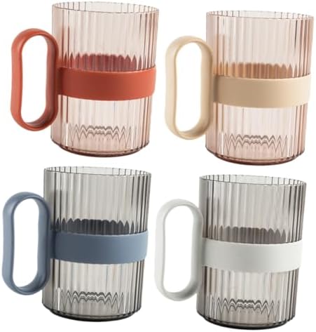 4-Piece Reusable Mental Wash Cup Set for Boys Girls Adults