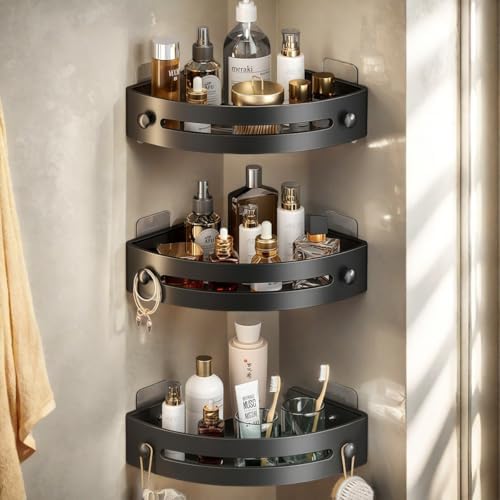 Space-Saving 3-Pack Showers Caddy