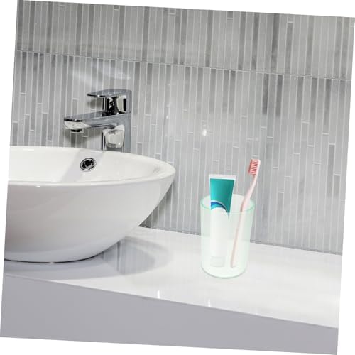 Wakauto Transparent Toothbrush Cup Gargle Mug for Home Use