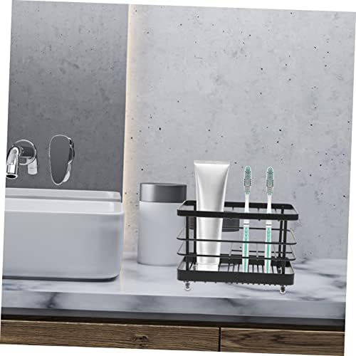 Unomor Toothbrush Drain Rack Metal Functional Tidy Shower Holder