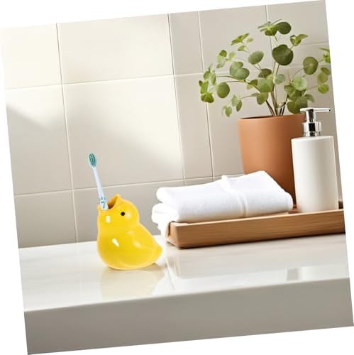 Adorable Ceramic Toothbrush Holder for Travel and Home