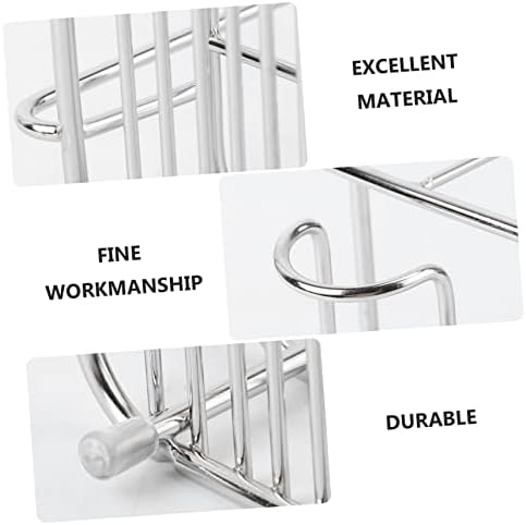 Stainless Steel Wall-Mounted Toothbrush Holder
