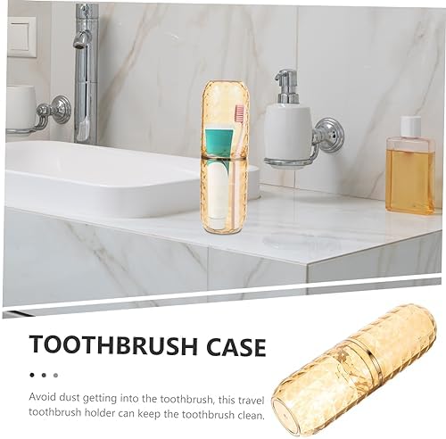 Travel ToothBrush Toothpaste Holder for Camping Hiking Business Trips