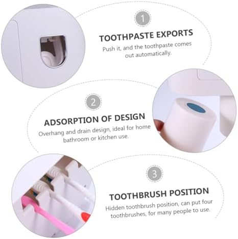 Zerodeko Wall-Mounted Toothbrush Organizer