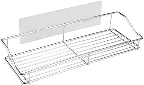 Sturdy Stainless Steel Shower Caddy nudity flat surface for bathroom