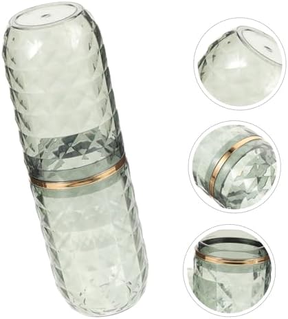 Happyyami - Modern Portable Toothbrush Mouthwash Holder for camping and Travel