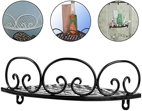 BAHELS Corner Shower Caddy Iron Art Storage Rack