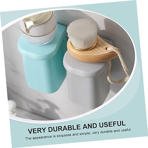 4-Piece Non-Marking Wall-Mounted Toothbrush Cup Set