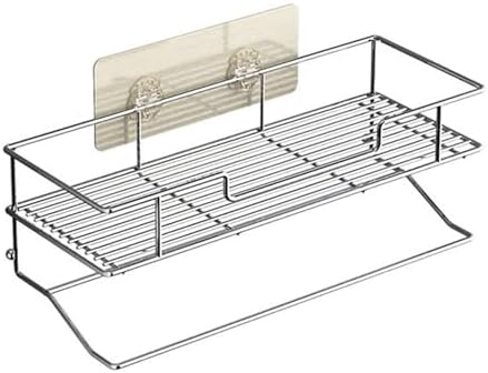 Transform Your Splash - No Drilling Shower Caddy with Towel Rack