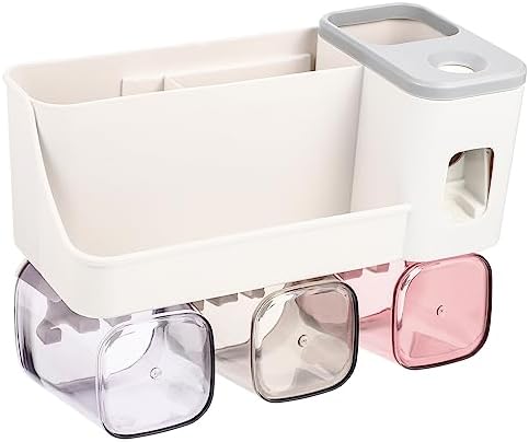 Perfect multi-functional wall-mounted toothbrush holder for space-saving bathroom solutions