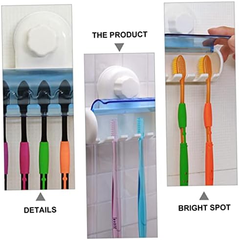 Elegant Suction-Cup Toothbrush and Toothpaste Holder