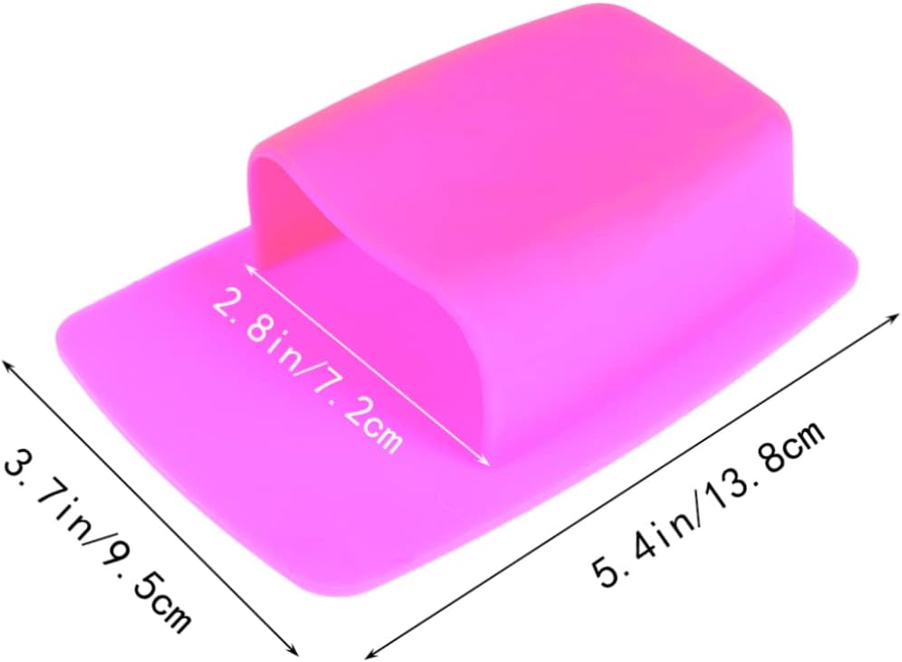 Triple-Purpose Silicone Organizer for Toothbrush Razor BPA-Free Water Resistant