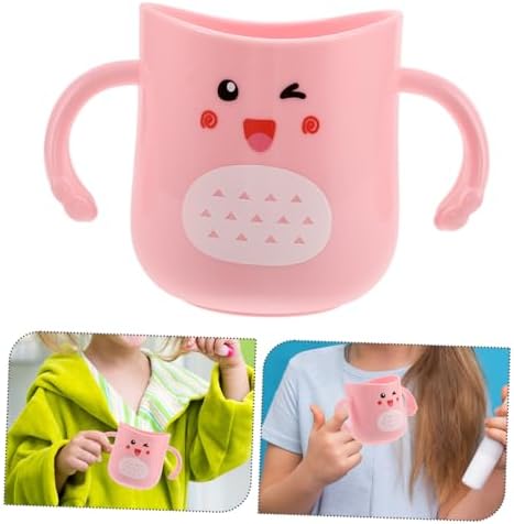 Cartoon Toothbrush Holder for Kids Dinosaur Shaped Reusable Plastic Toothbrush Cup